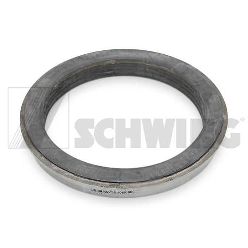 "Schwing PMPKT Rock Valve Carbide Cutting Ring, DN 230, durable construction, Part #: 10185103."
