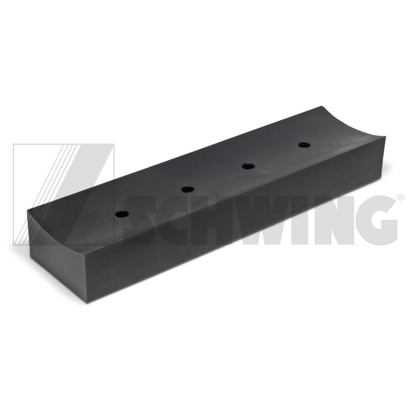 Block - Rubber, Hollow Pin Bumper | Weight: 6 lbs | Dimensions: 390 X 100 X 53 MM | Brand: SCHWING