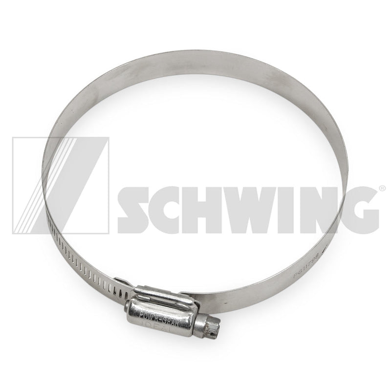 Clamp - Hose, Worm Drive, 4 1/4" - 5 1/8 | Weight: 2 lbs | Dimensions: 145 X 130 X 25 MM | Brand: SCHWING