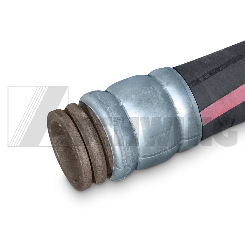 Hose 4" Flex Bond X 12' - Hd Ends | Weight: 41 lbs | Dimensions: 3740 X 160 X 160 MM | Brand: SCHWING