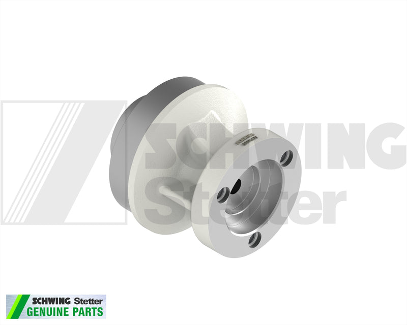 Piston Shaft Dn200 - 3Hole, Machined | Weight: 35 lbs | Dimensions: 200 X 200 X 200 MM | Brand: SCHWING