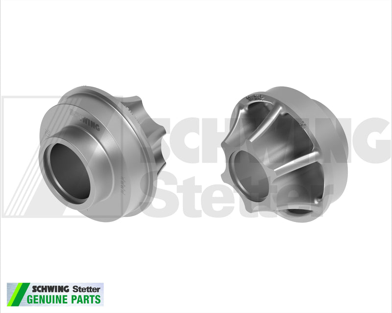 Piston Shaft Dn230-2Hole, Finished Part | Weight: 11 lbs | Dimensions: 225 X 225 X 161 | Brand: SCHWING