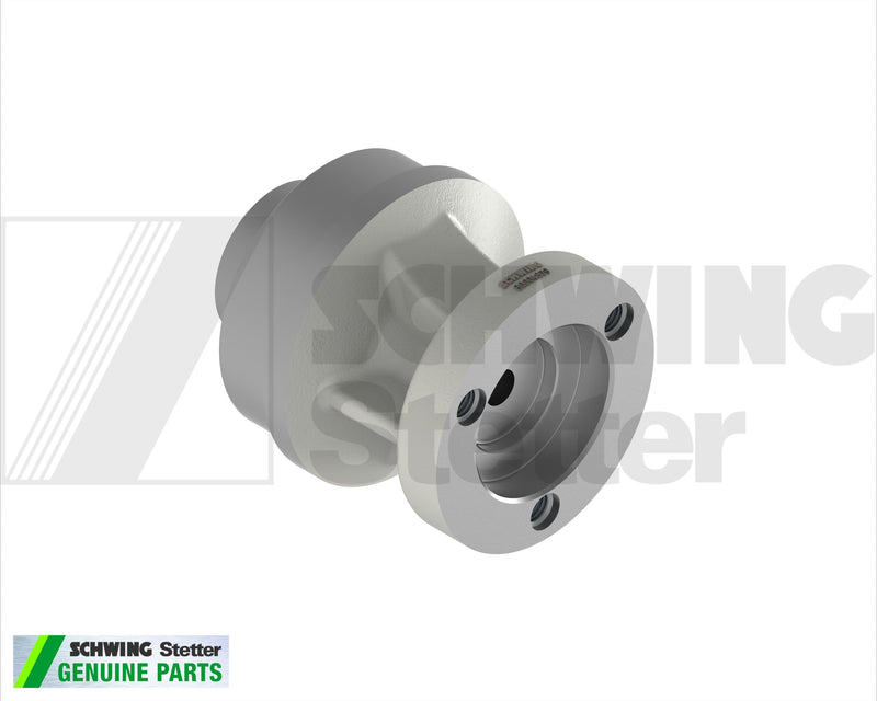 Piston Shaft Dn180-3Hole, Finished Part | Weight: 29 lbs | Dimensions: 176 X 176 X 198,5 MM | Brand: SCHWING