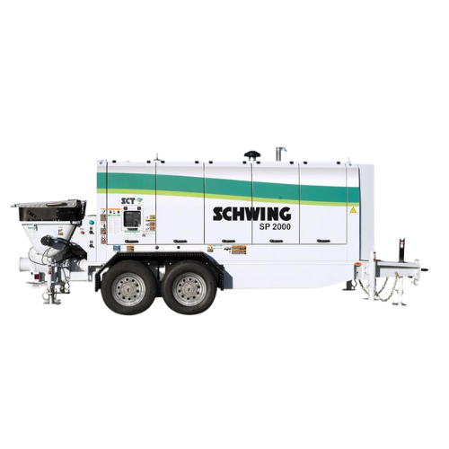Schwing SP 2000 Trailer Pump | High-Performance Concrete Pumping for Large-Scale Projects